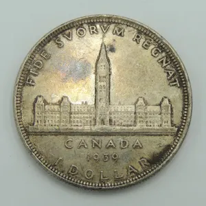 #2 1939 Canada Silver Dollar Royal Visit
