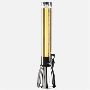 OGGI BEER TOWER DISPENSER WITH EZ-POUR SPIGOT, 2.75-QUART -U