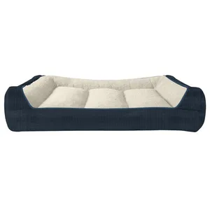 KIRKLAND SIGNATURE BOLSTER DUKE PET BED -U
