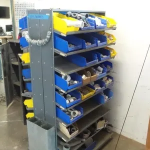 PVC & Gas Pipe Fittings Bin Rack