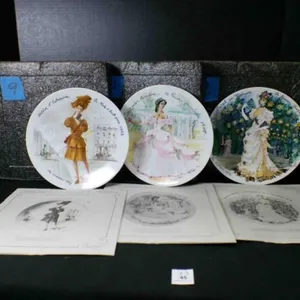 Vintage Women of the Century collectible plates