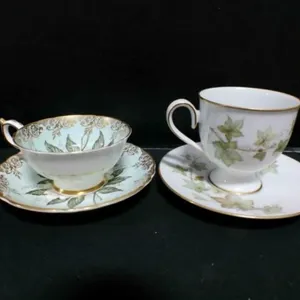Noritake Trailing Ivy teacup/saucer sets