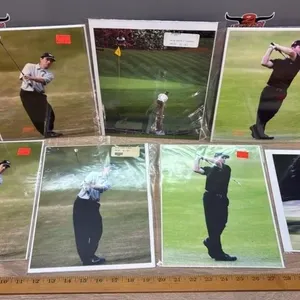 7 Asst. 8”W x 10”H Golf Photos.