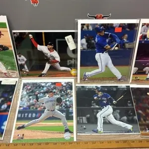 8 Asst. 8”W x 10”H Baseball Photos.