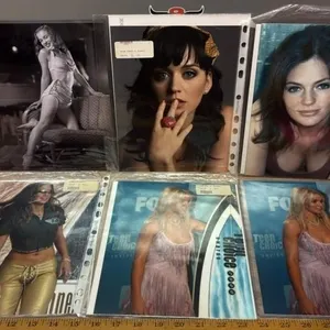 6 Asst. 8”W x 10”H Celebrity Photos. Katy Perry,