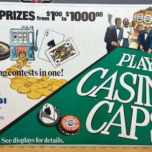Vintage Cardboard Pepsi Casino Caps Promotional