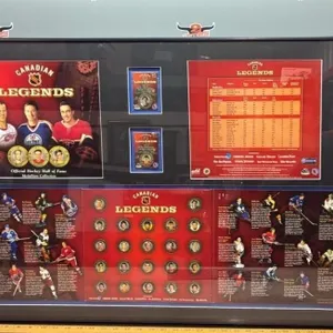 Framed NHL Canadian Legends Hockey Hall of Fame