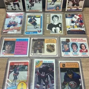 14 Mike Bossy Hockey Cards. *SC. Unknown
