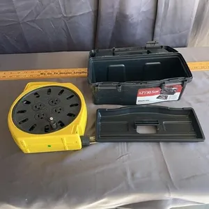 Stack-On Plastic Toolbox and Alert Multiplug Reel