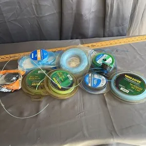 Collection of Assorted Lawn Trimmer Line and Spool