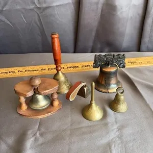Vintage Brass Bells and Liberty Bell Replica Colle
