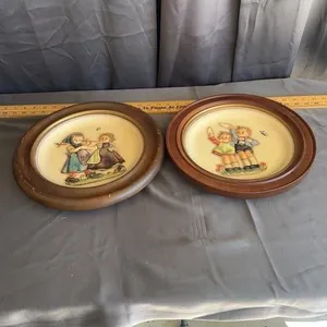 Vintage Goebel Hummel Hand Painted Anniversary Pla