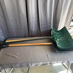 Pair of Heavy Duty Plastic Snow Shovels