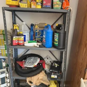Garage Utility Shelving Unit With Automotive And G