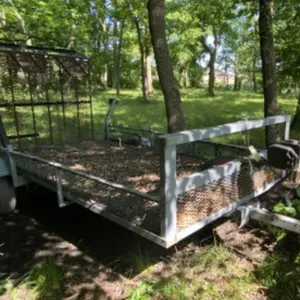 Bumper Pull Single Axle Trailer w/Elec Winch