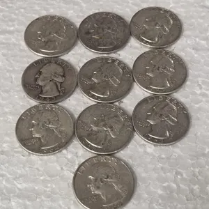 10-WASHINGTON QUARTERS 90% SILVER