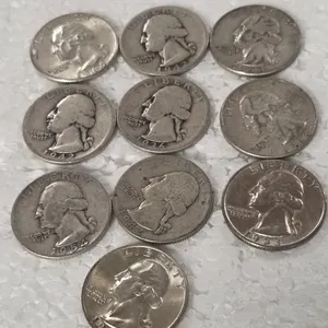 10-WASHINGTON QUARTERS 90% SILVER