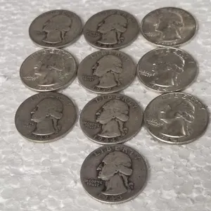 10 WASHINGTON QUARTERS 90% SILVER