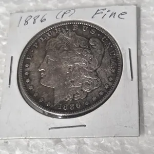 1-1886-P F MORGAN SILVER DOLLAR