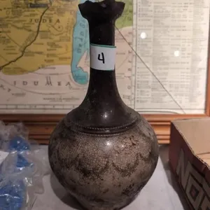 Pottery bud vase