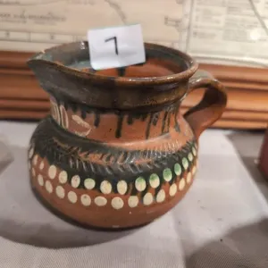 Pottery creamer
