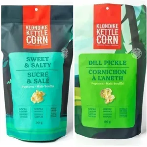 2pk Klondike Kettle PopCorn Mix 90g