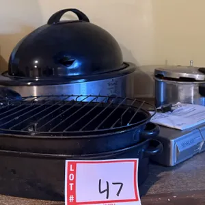 Roaster pan, electric roaster, pressure cooker, CD changer