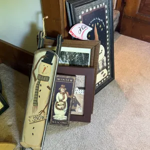 Frames and pictures and decor