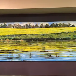 K. Holden Original Painting “Canola Reflected”