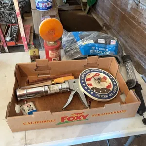 Warning Light, Knife, Clock & Misc