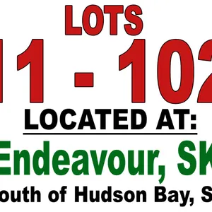 LOTS 11-102 / LOCATED AT: Endeavour, Sk (South of Hudson Bay, Sk)