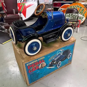 stamp steel pedal car classic roadster