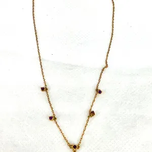 10K Gold & Amethyst Necklace