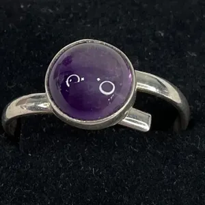 Amethyst Silver Ring