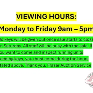 VIEWING HOURS