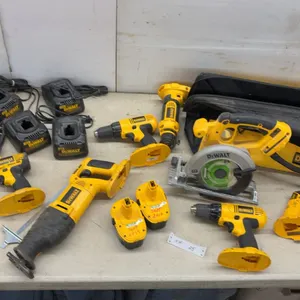 DeWalt DC970 18-Volt 1/2" Cordless Drill/Driver, Circular Saw, Flashlight, Chargers, Batteries, and