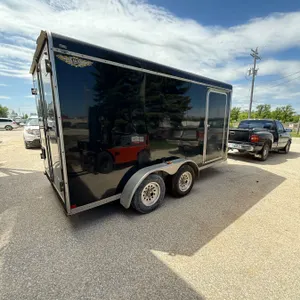 2006 H&H Enclosed 16' Bumper Hitch Trailor Tandem 15" Tires Rear and Side Doors, Have T.O.D.
