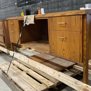 SOLID OAK CREDENZA
