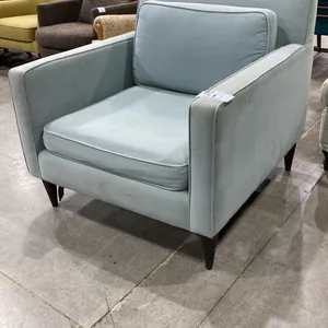 BLUE MODERN ARMCHAIR