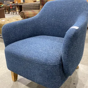 BLUE MODERN ARMCHAIR