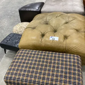 GROUP OF 6 ASSORTED OTTOMANS