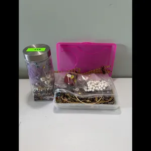 Mixed lot of Jewelry and Craft Beads Charms