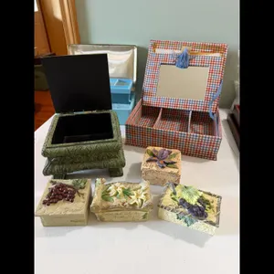 Mixed lot of Decorative  Jewelry Boxes