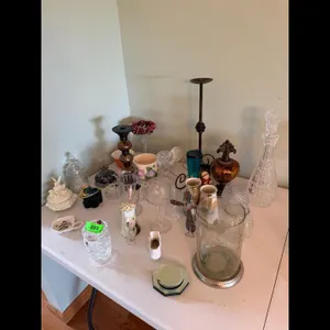Mixed lot of Glass Ceramic Decorative Items