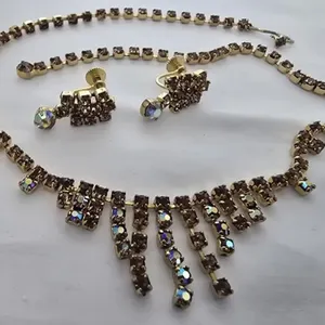 Rhinestone Austria  Necklace & Earring Set