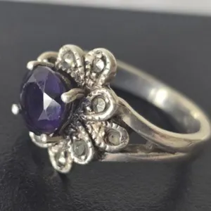 Sterling Silver 925 Gemstone Ring