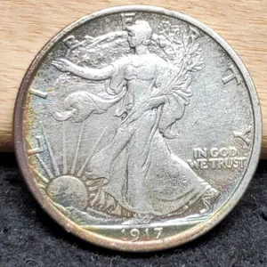 1917 W. Liberty Half Dollar AU58