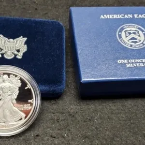 2011 Proof Silver Eagle w/ Case & COA