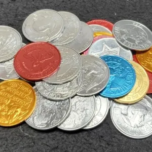 Lot w/ 30 Dollar Size Medal Mardi Gras Coins