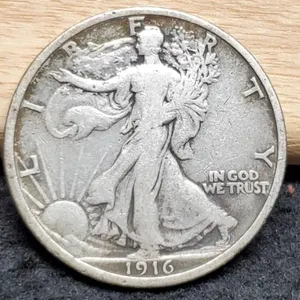1916 W. Liberty Half Dollar F